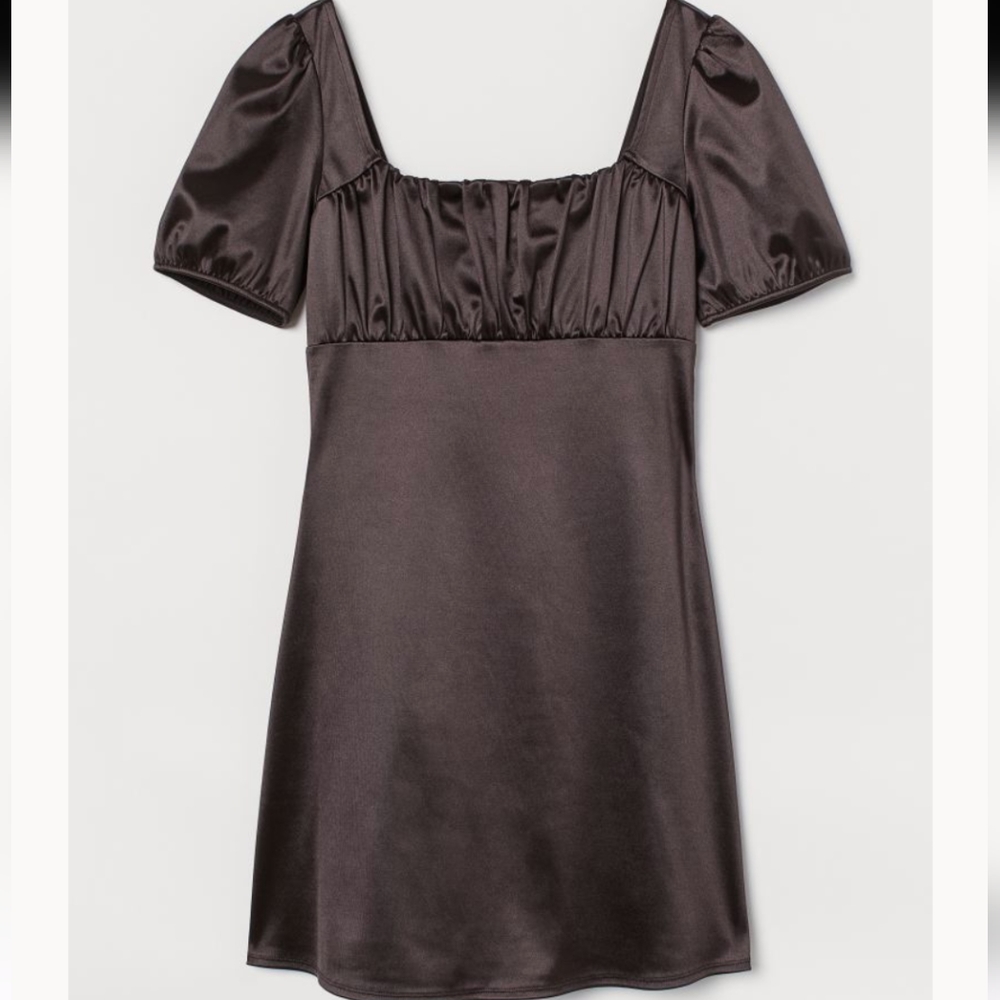 H&M Espresso Brown Dress Size Medium
